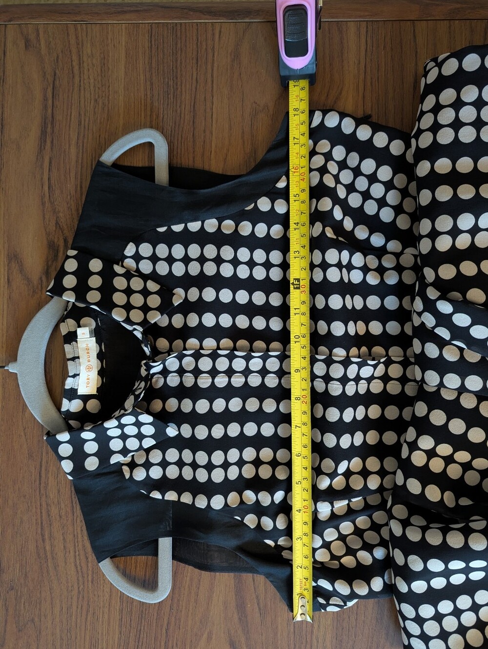 Tory Burch Silk Polka Dot Dress Size 8 - Picture 8 of 9